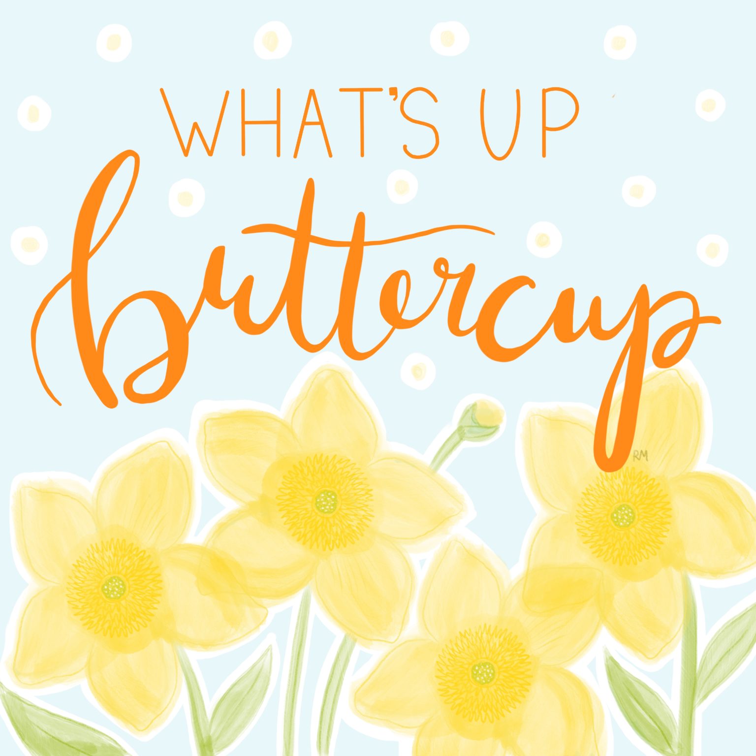 What’s Up Buttercup Ruth Miller Creative